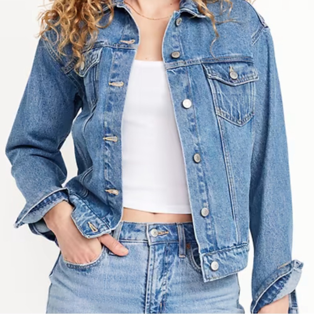 Light Medium Blue Denim Jacket